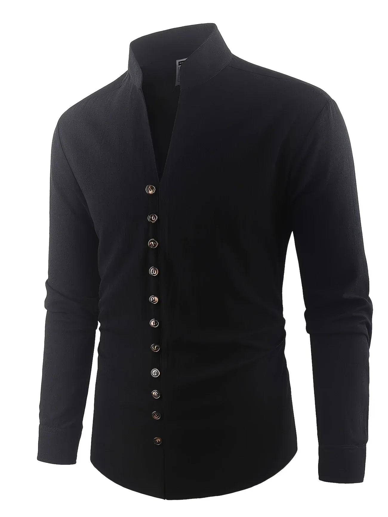 Shayne - Leichtes Hemd Aus Baumwoll Leinen Mit Langen Ärmeln