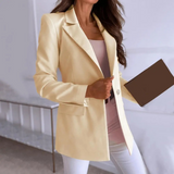 Franziska | Zeitloser Und Eleganter Damen Blazer – Braun