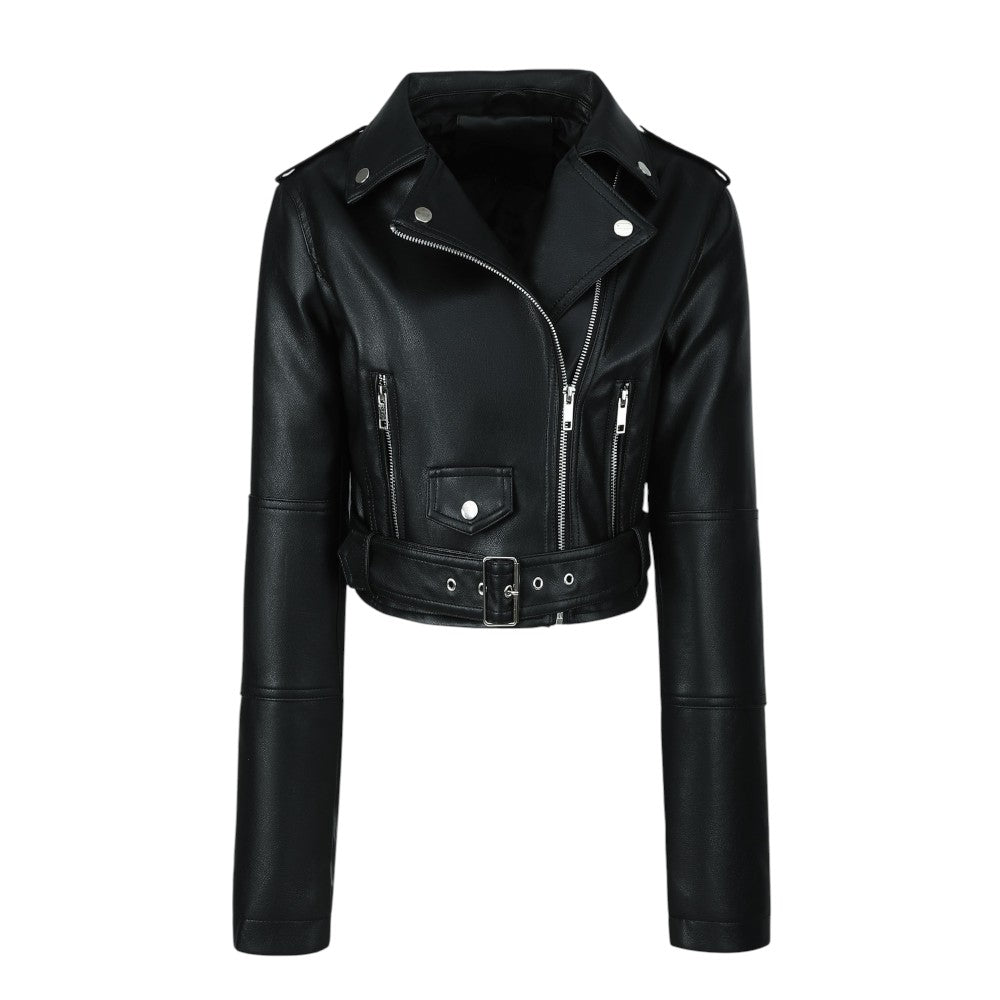 Kaya | Leder Langarm Jacke