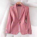 Figurbetonter Blazer Damen – Rosa