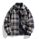 Flanell Jacke Herren – Schwarz