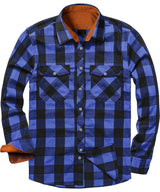 Flanellhemd Herren – Blau