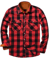 Flanellhemd Herren – Rot