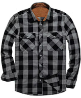 Flanellhemd Herren – Dunkelgrau