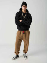 Fleece Loungehose Herren – Braun