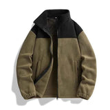 Fleecejacke Herren – Armeegrün