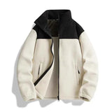 Fleecejacke Herren – Creme