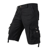 Herren Cargo Shorts Zum Wandern – Schwarz