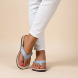 Nora | Modische Sandalen Damen Elegant – Blau