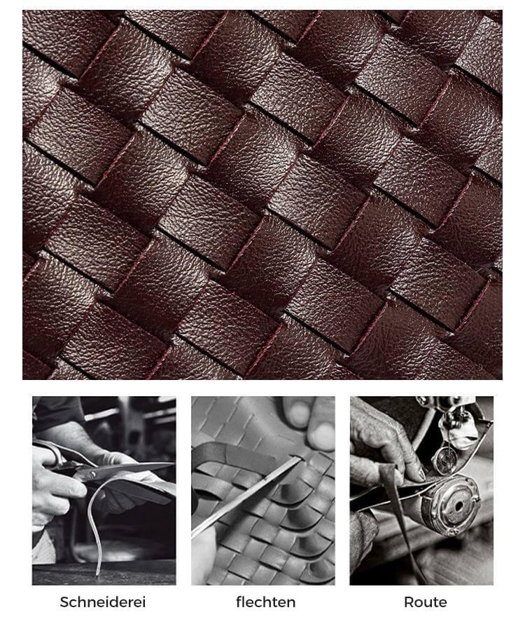 Geflochtene Mini-Tasche Damen – Kompakte Crossbody Bag mit Schulterriemen