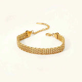 Geflochtenes Armband Gold – Gold