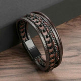 Geflochtenes Herren Armband – Braun