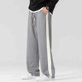 Gestreifte Jogginghose Herren – Grau