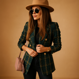 Leonie | Stilvoller Damen Blazer elegant modern geschnitten – Grün