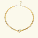 Goldene Herzkette – Gold