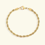 Goldenes Kettenarmband – Gold