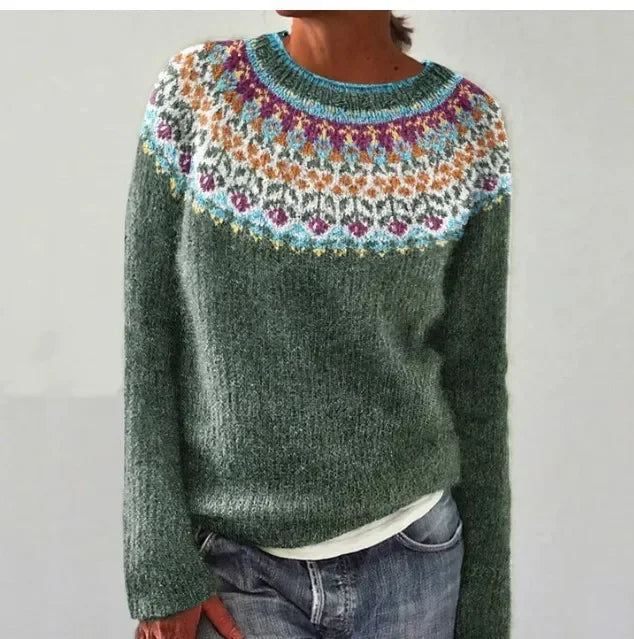 Izzel™ - Gemütlicher Fair Isle Pullover