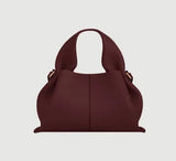 Große Damen Schultertasche Hobo Bag Elegant – Weinrot