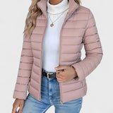 Gundvera | Damen Leichte Steppjacke Gefüttert – Rosa