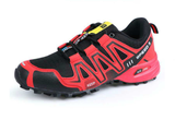 Herren Schnür Laufschuhe – Rot schwarz