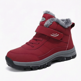Halvena | Damen Wasserdichte Winterstiefel Gefüttert – Rot