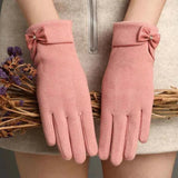 Handschuhe Mit Touch Damen – Rosa