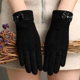 Handschuhe Mit Touch Damen – Schwarz