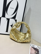 Handtasche Geflochten – Gold