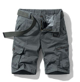 Franklyn | Bequeme Herren-Cargoshorts mit geräumigen Taschen – Grau
