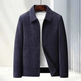 Herbst Winter Jacke Herren – Marineblau