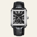 Herren Armbanduhr Rechteckig Elegant – Schwarz 1