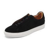 Herren Casual Low Top Sneaker – Schwarz