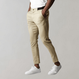 Herren Chino Hose Slim Fit Smart Casual – Khaki