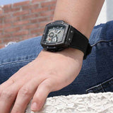 Herren Chronograph Uhr – Schwarz
