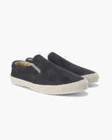 Herren Espadrille Loafer Slip-On – Dunkelgrau