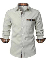 Herren Freizeithemd – Beige