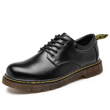 Herren Freizeitschuhe Klassisch Elegant – Schwarz