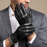 Herren Handschuhe Winter – Schwarz