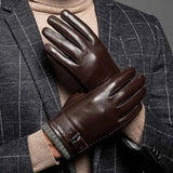 Herren Handschuhe Winter – Braun