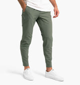 Herren Hose Slim Fit Stretch Casual – Grün
