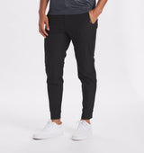 Herren Hose Slim Fit Stretch Casual – Schwarz