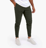 Herren Hose Slim Fit Stretch Casual – Dunkelgrün