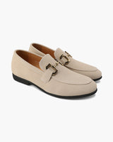 Herren Loafer mit Metalldetail – Beige