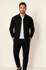 Herren Loungewear Set – Schwarz