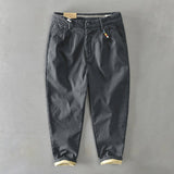 Elias | Herren Lässige Tapered Chino Hose – Grau
