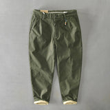 Elias | Herren Lässige Tapered Chino Hose – Grün