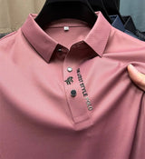 Alexander | Herren Polo Shirt Knitterfrei Atmungsaktiv Stretch – Rosa