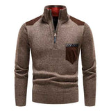 Herren Rundhals Pullover – Braun