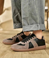 Herren Schnürsneaker – Braun - Schwarz