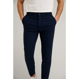 Matthias | Herren Slim-Fit Business Chino Hose – Marineblau